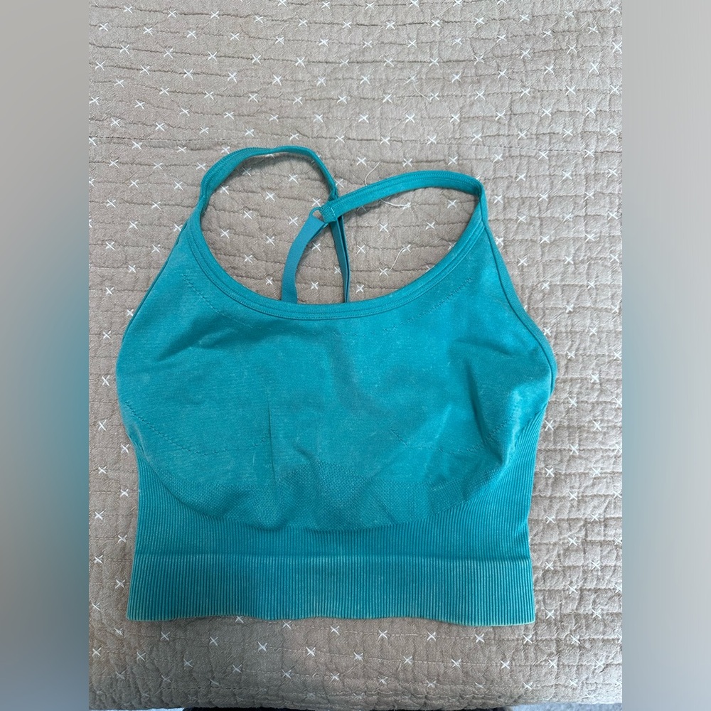 Gymshark small teal top
